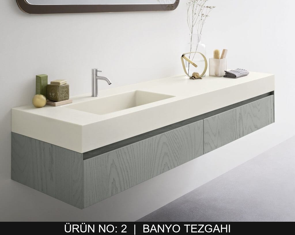 Banyo Tezgahı - Model 012