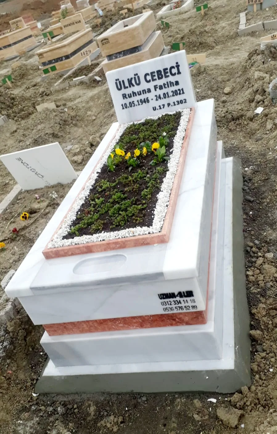 5cm Tek Kişilik Mezarlar — Model #204