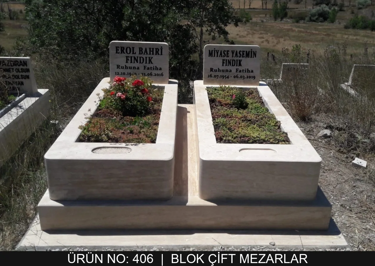 Blok Çift Kişilik Mezarlar — Model #406