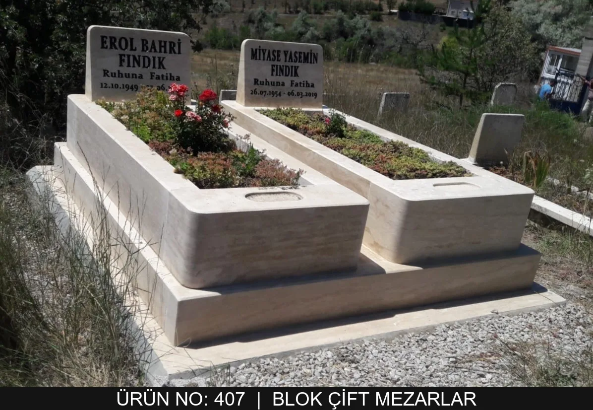 Blok Çift Kişilik Mezarlar — Model #407