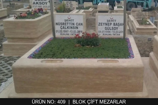 Blok Çift Kişilik Mezarlar — Model #409