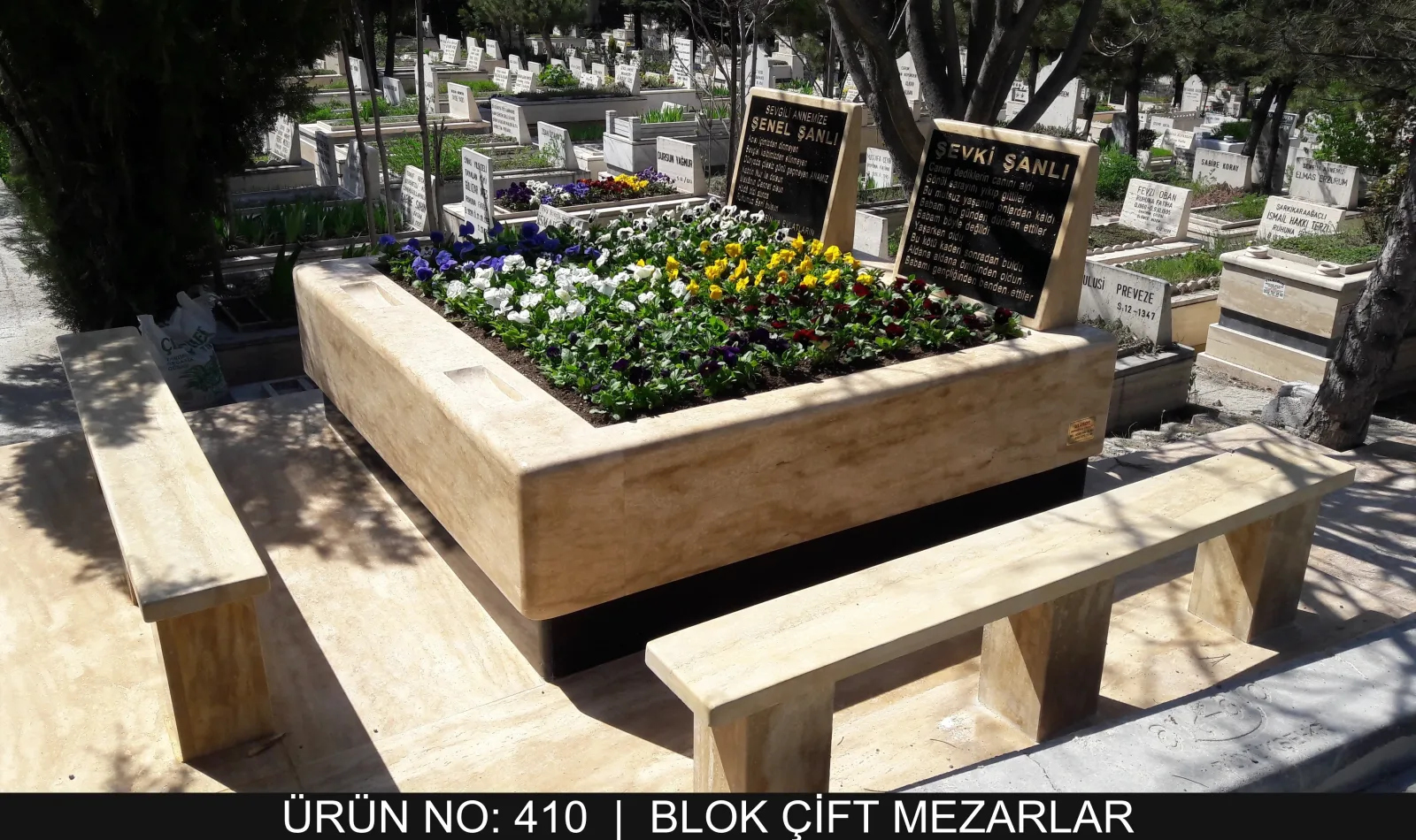 Blok Çift Kişilik Mezarlar — Model #410