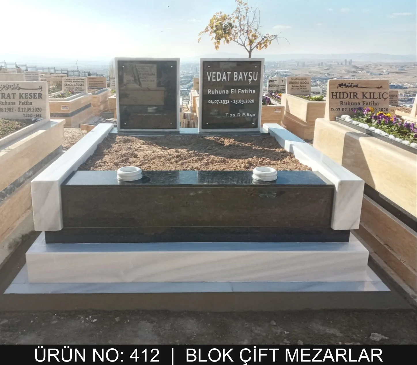 Blok Çift Kişilik Mezarlar — Model #412