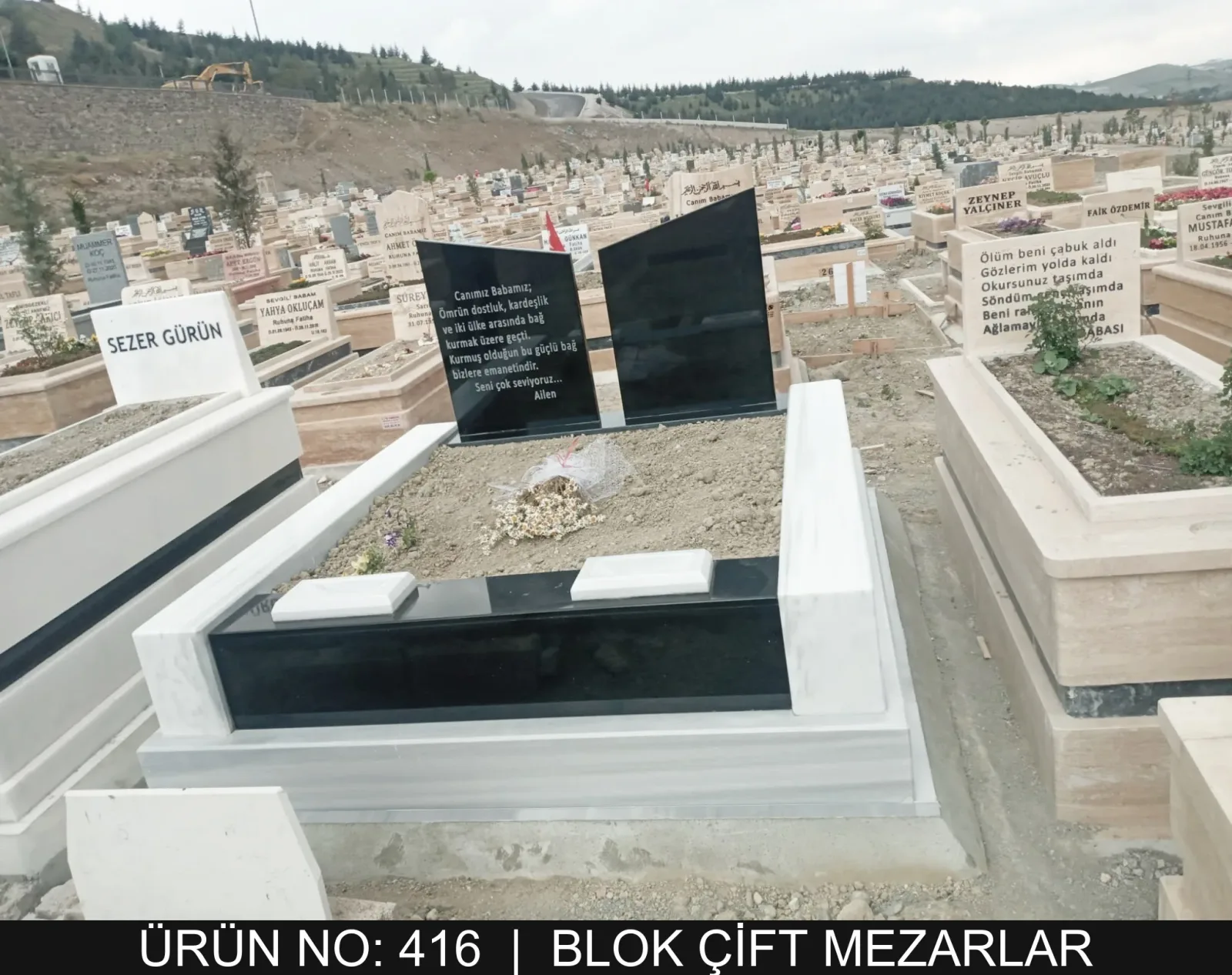Blok Çift Kişilik Mezarlar — Model #416