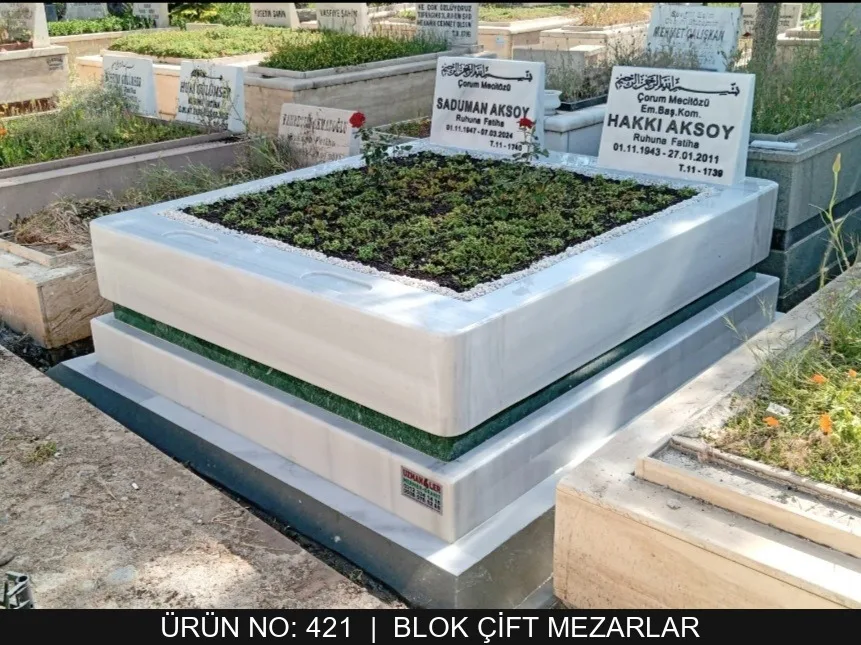 Blok Çift Kişilik Mezarlar — Model #421