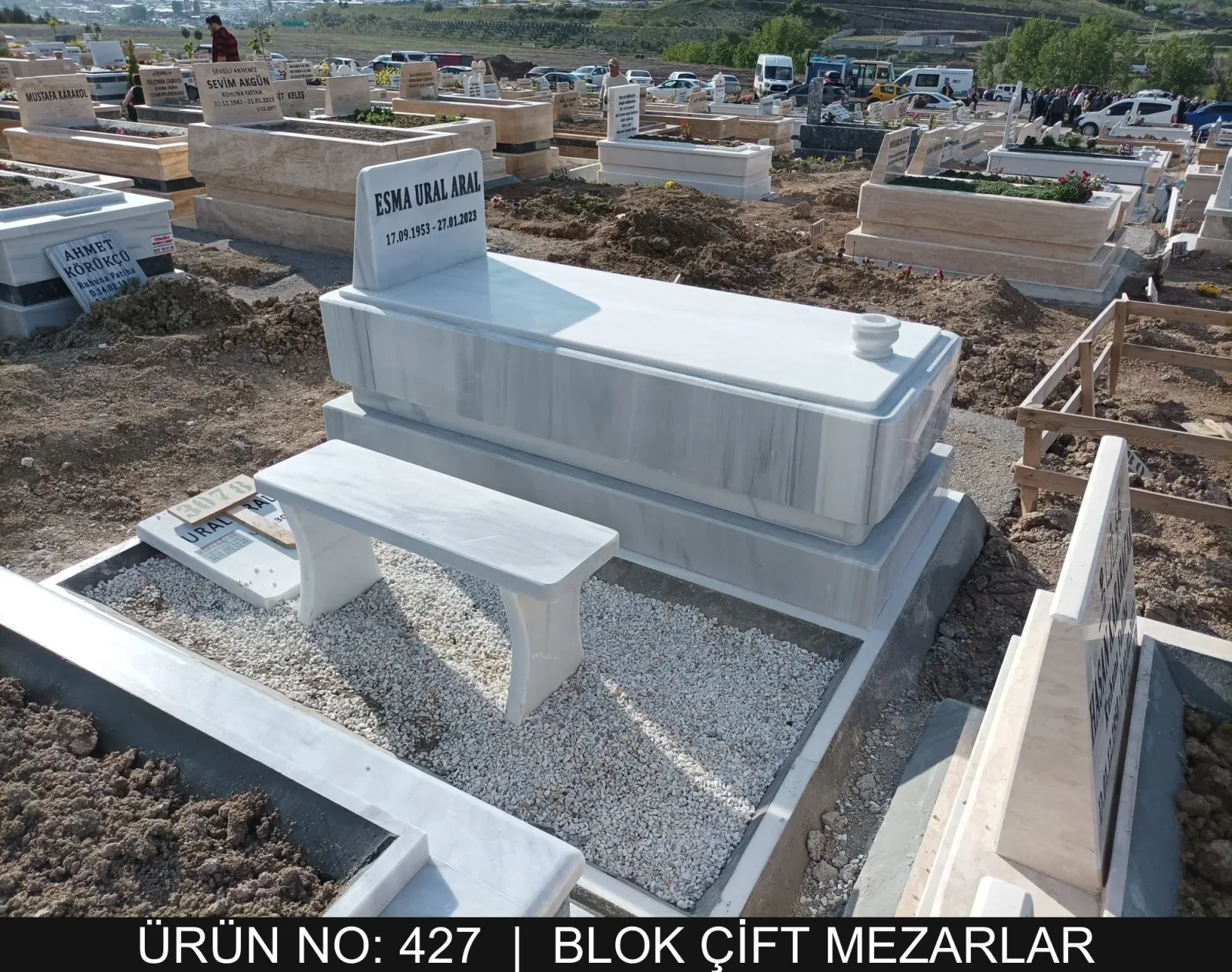 Blok Çift Kişilik Mezarlar — Model #427