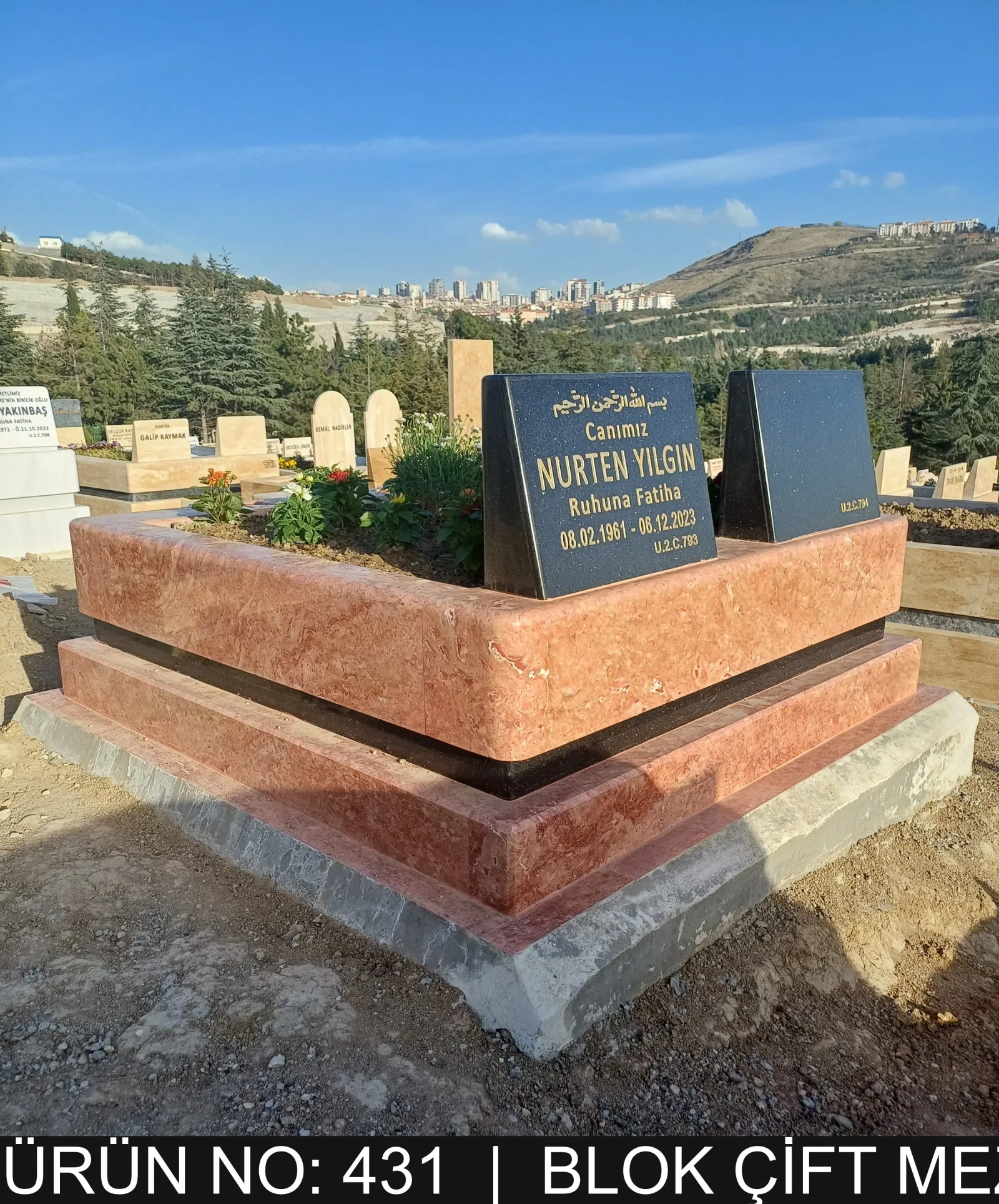 Blok Çift Kişilik Mezarlar — Model #431