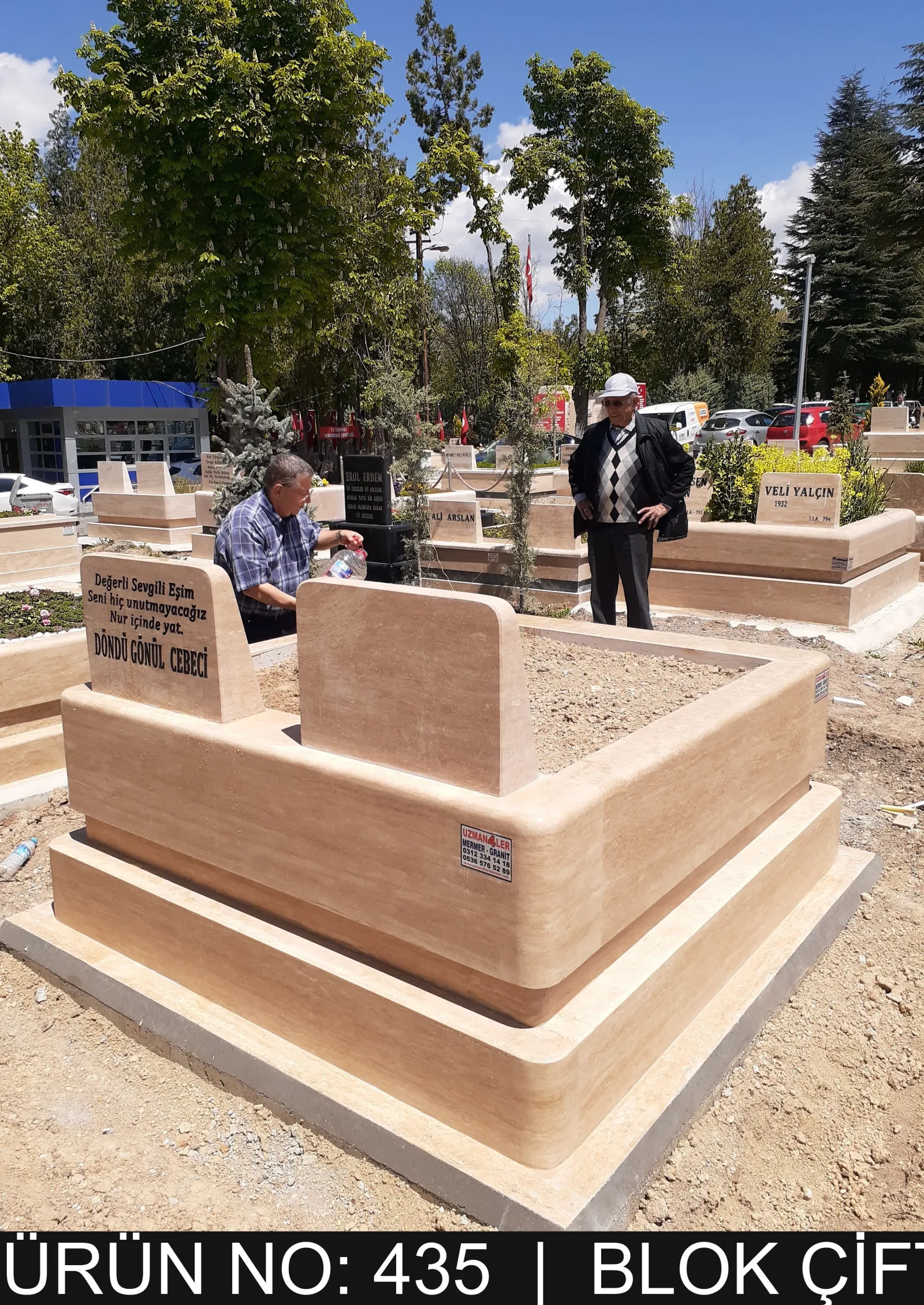 Blok Çift Kişilik Mezarlar — Model #435