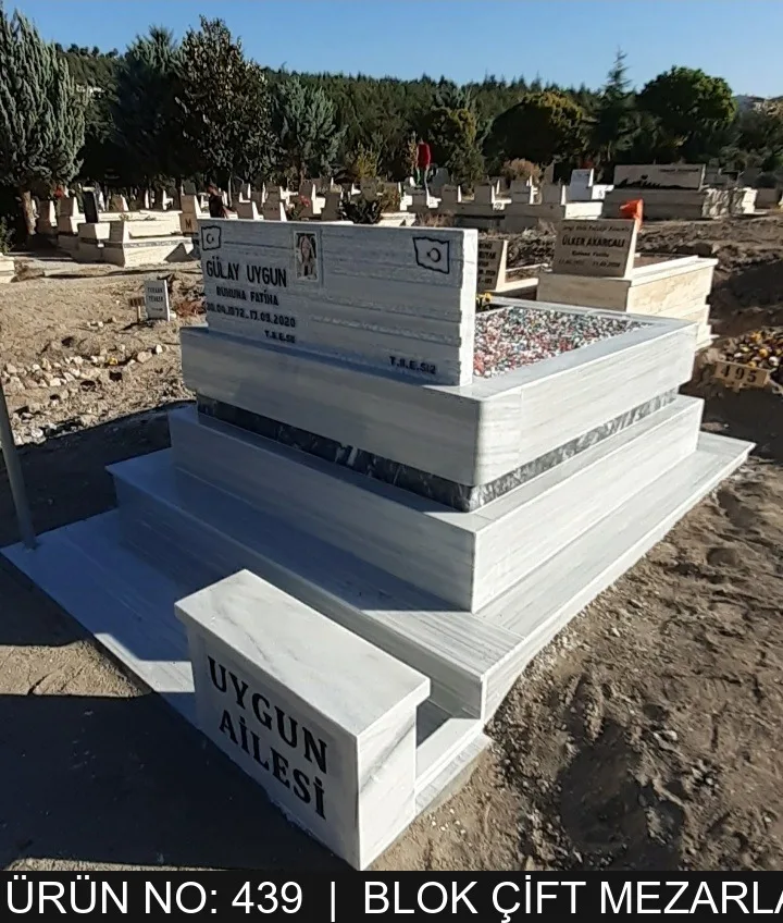 Blok Çift Kişilik Mezarlar — Model #439