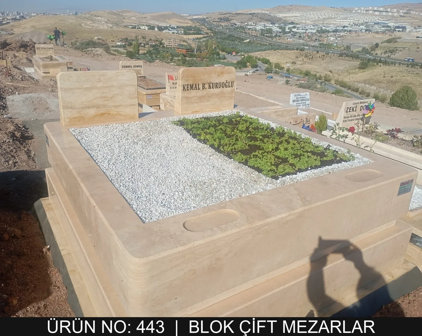 Blok Çift Kişilik Mezarlar — Model #443