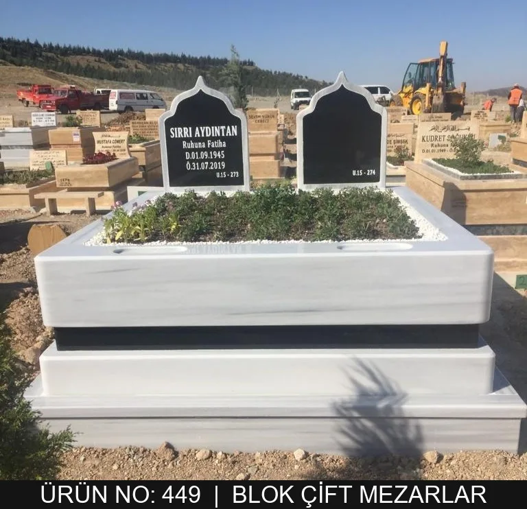 Blok Çift Kişilik Mezarlar — Model #449