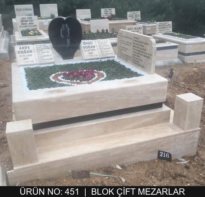 Blok Çift Kişilik Mezarlar — Model #451