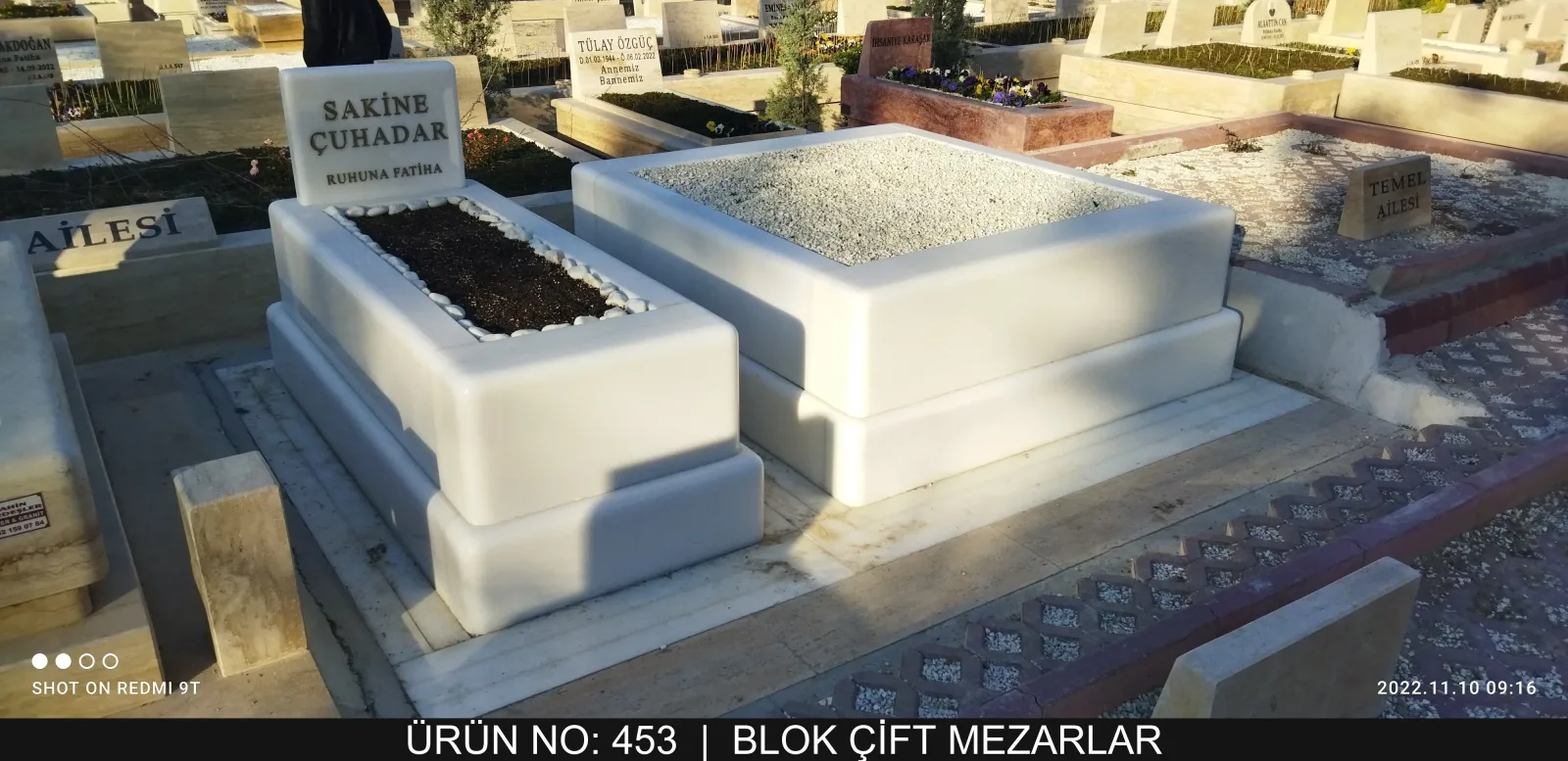 Blok Çift Kişilik Mezarlar — Model #453