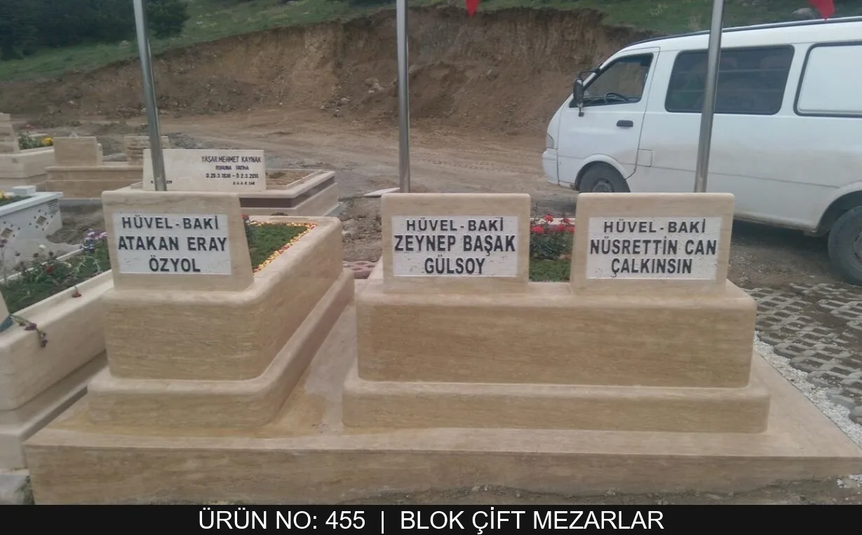 Blok Çift Kişilik Mezarlar — Model #455