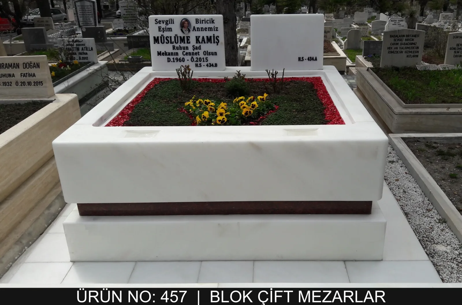 Blok Çift Kişilik Mezarlar — Model #457