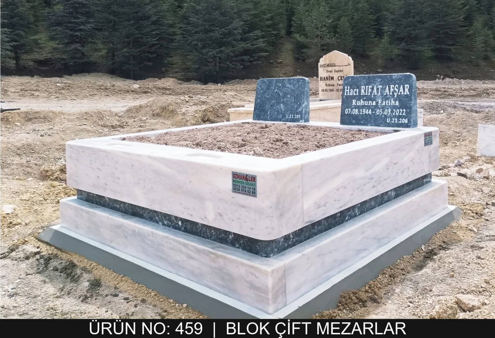 Blok Çift Kişilik Mezarlar — Model #459