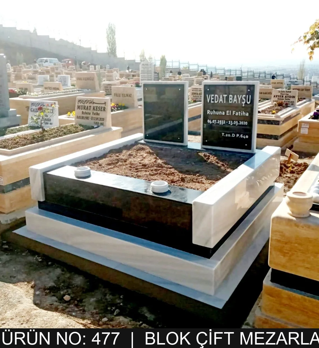 Blok Çift Kişilik Mezarlar — Model #477