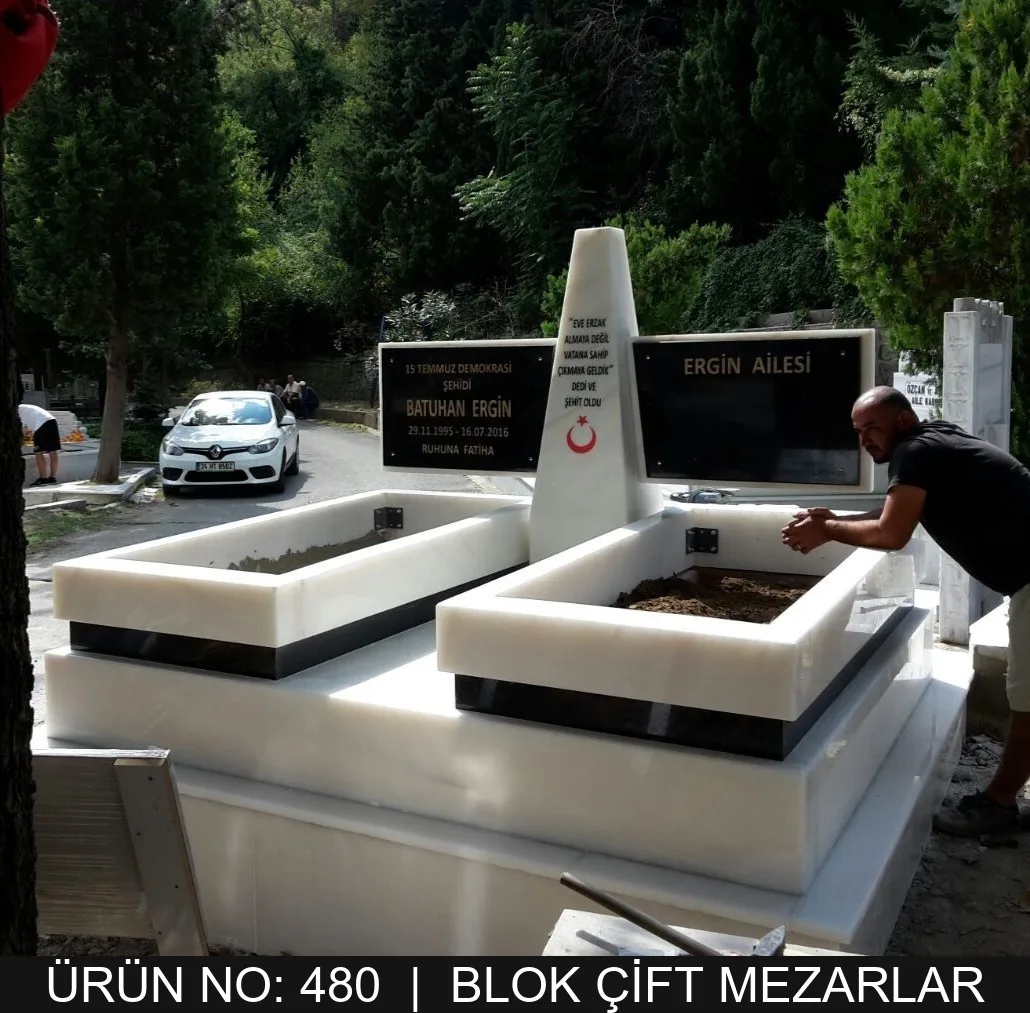 Blok Çift Kişilik Mezarlar — Model #480