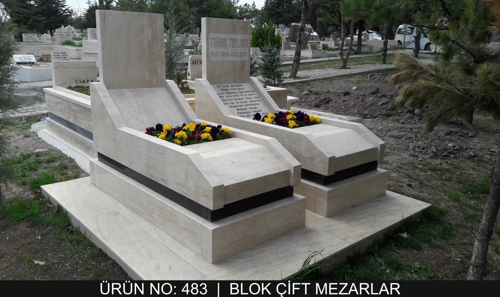 Blok Çift Kişilik Mezarlar — Model #483
