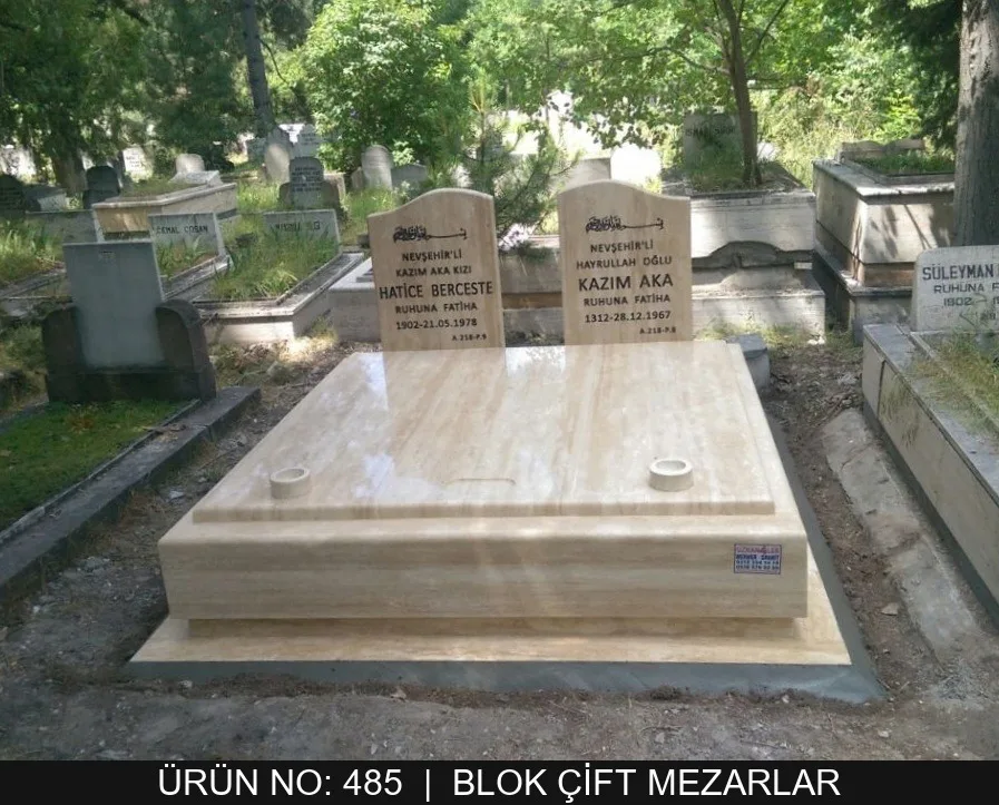 Blok Çift Kişilik Mezarlar — Model #485