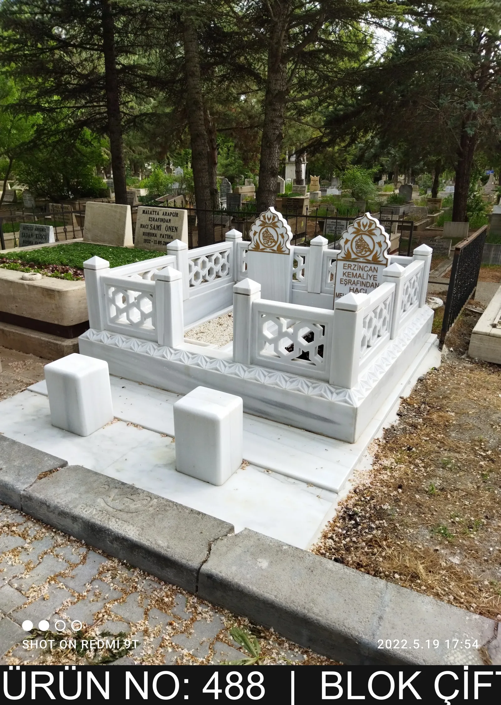 Blok Çift Kişilik Mezarlar — Model #488