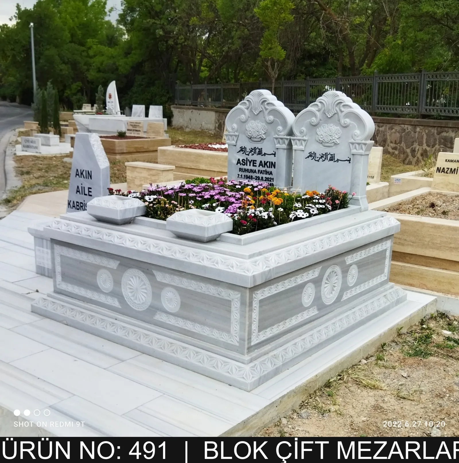 Blok Çift Kişilik Mezarlar — Model #491
