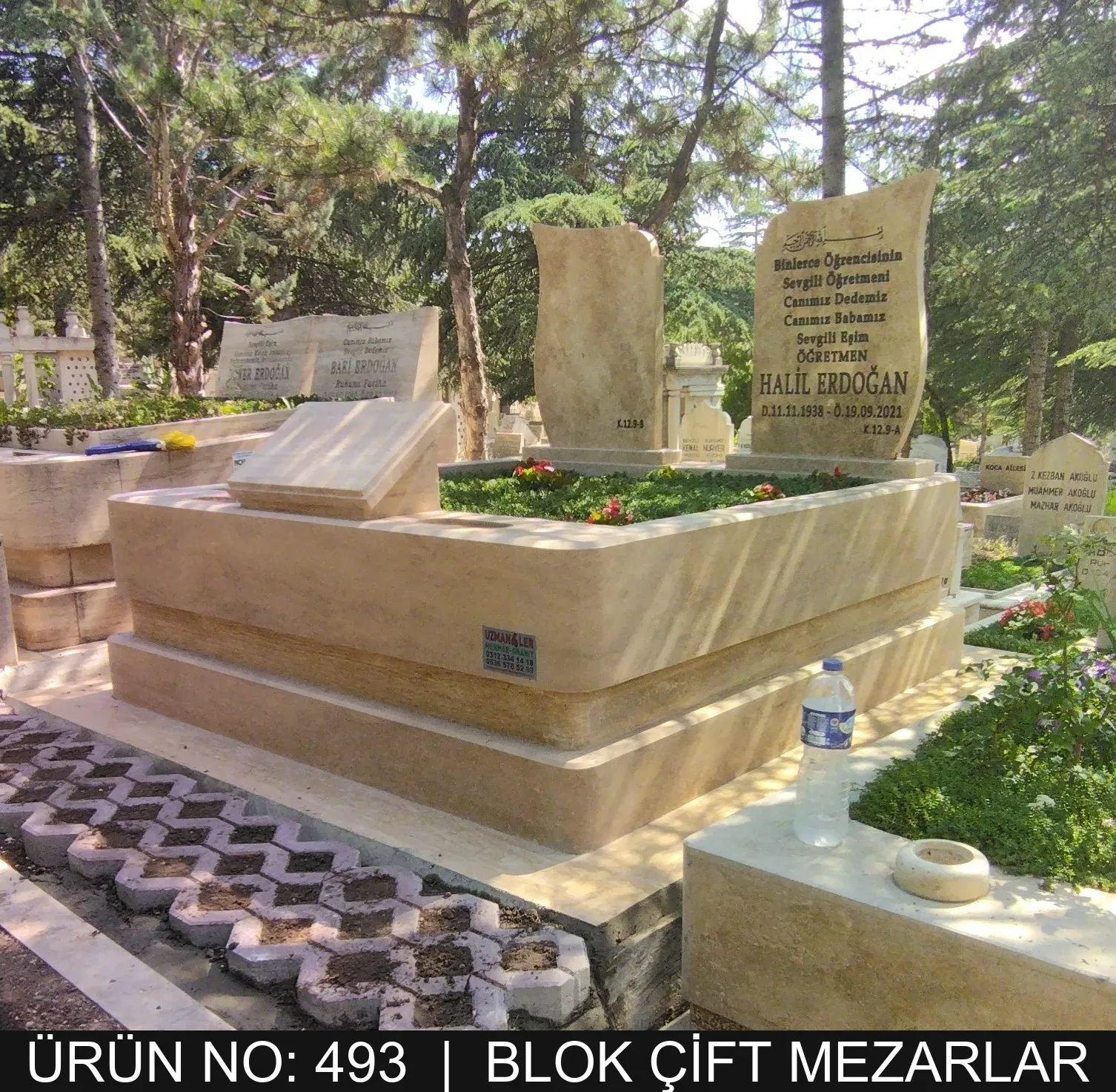 Blok Çift Kişilik Mezarlar — Model #493
