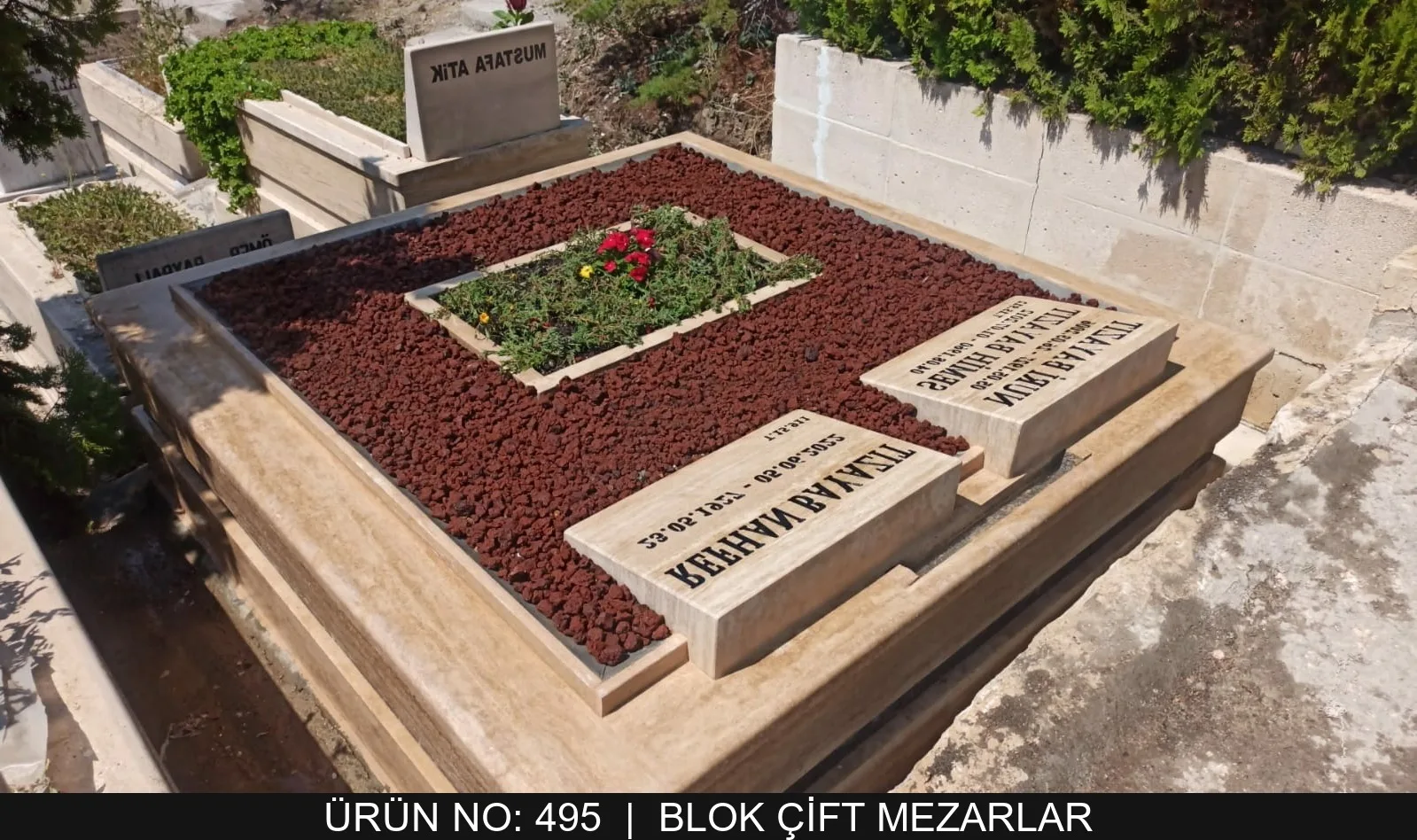 Blok Çift Kişilik Mezarlar — Model #495