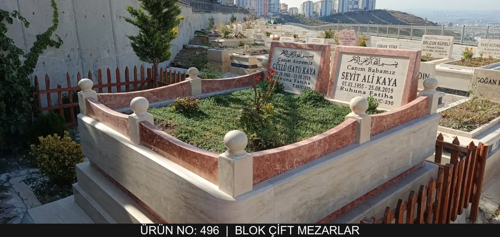 Blok Çift Kişilik Mezarlar — Model #496