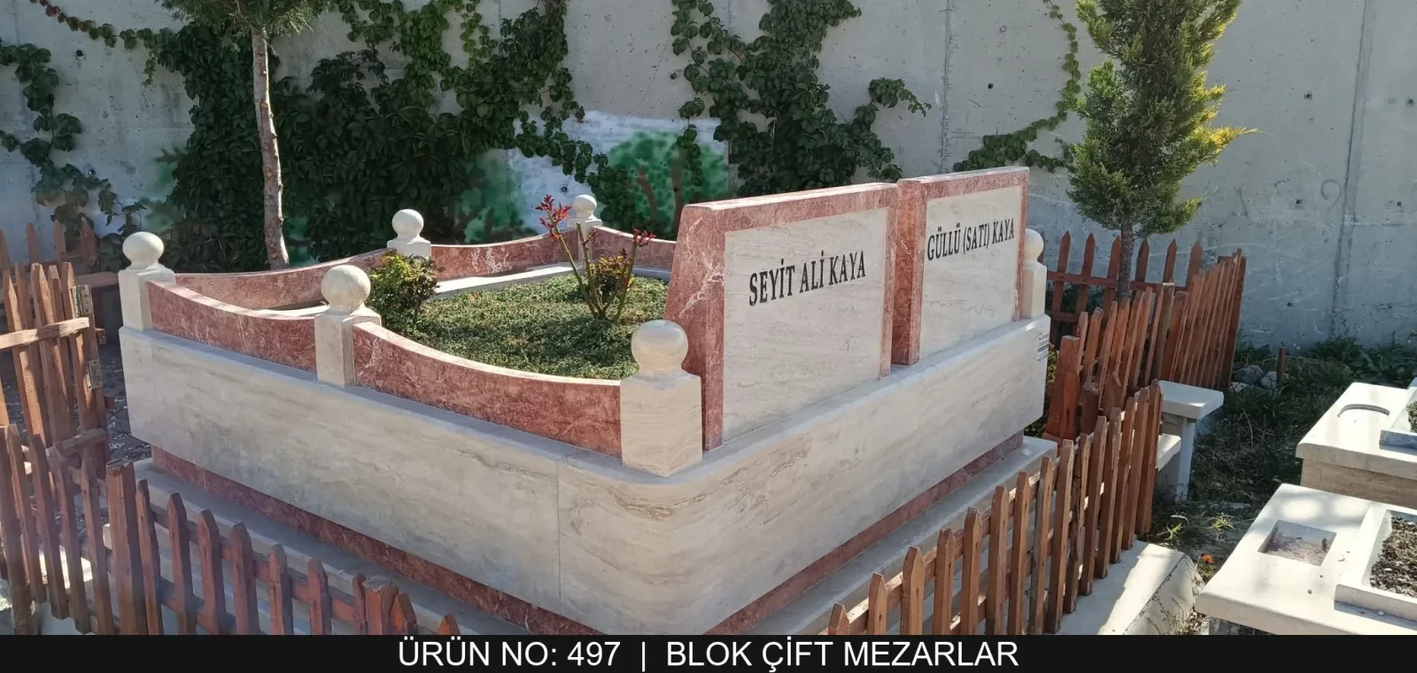 Blok Çift Kişilik Mezarlar — Model #497