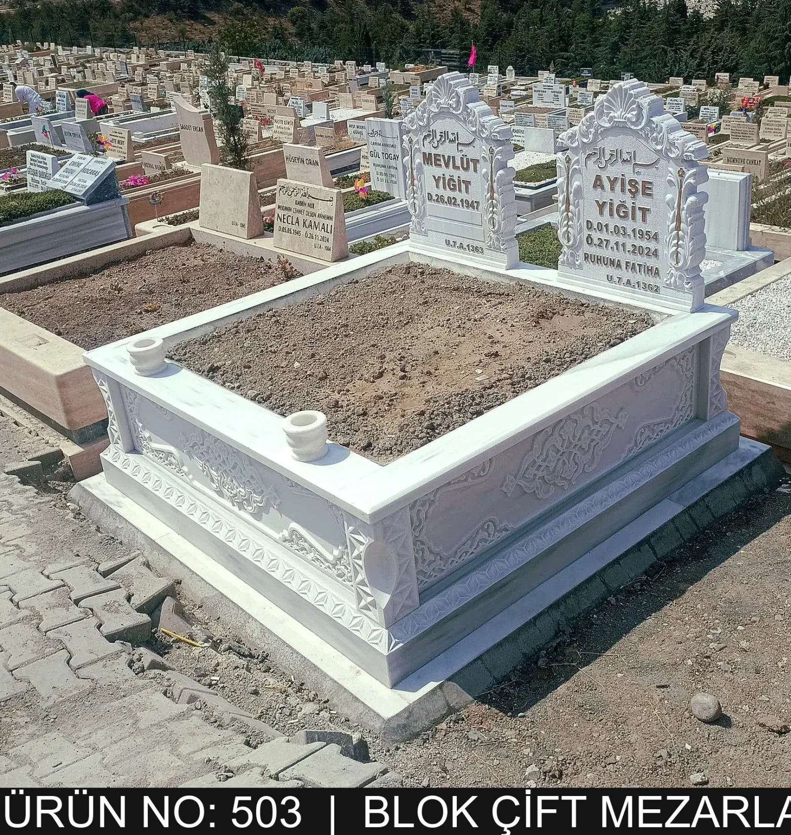 Blok Çift Kişilik Mezarlar — Model #503