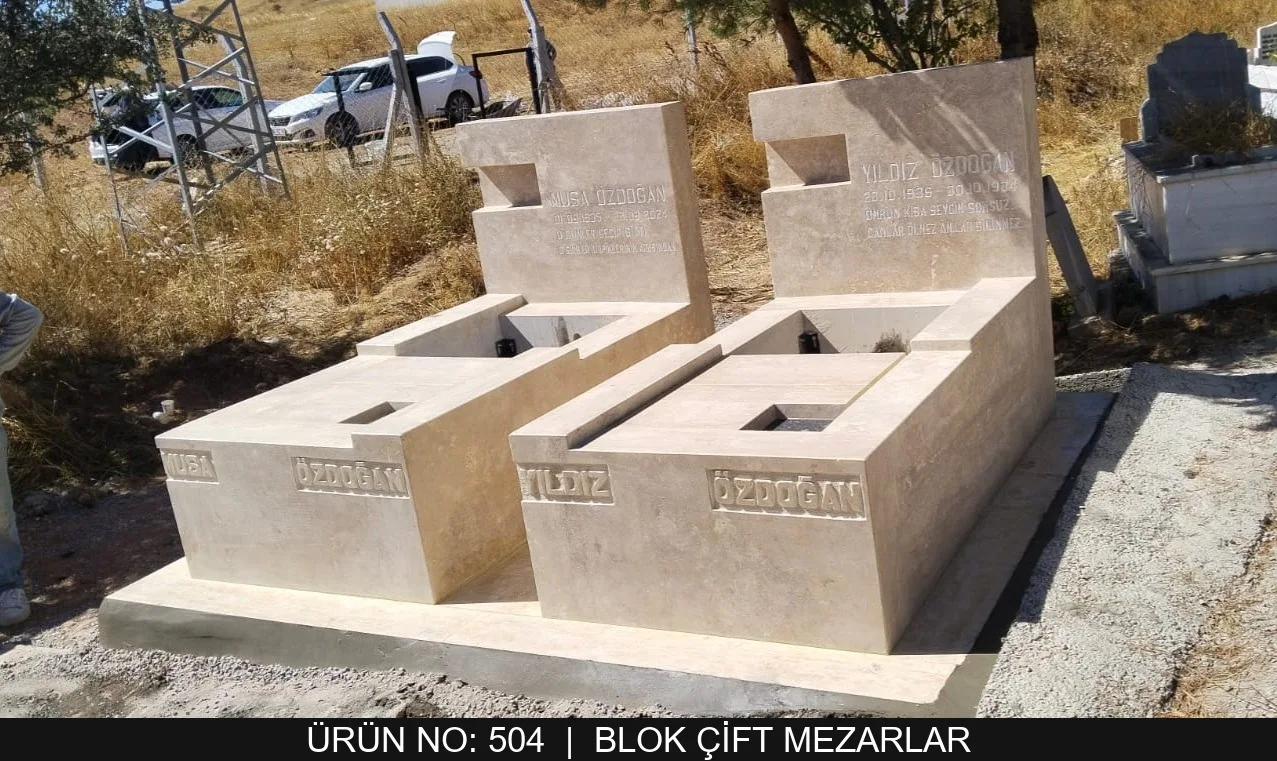 Blok Çift Kişilik Mezarlar — Model #504