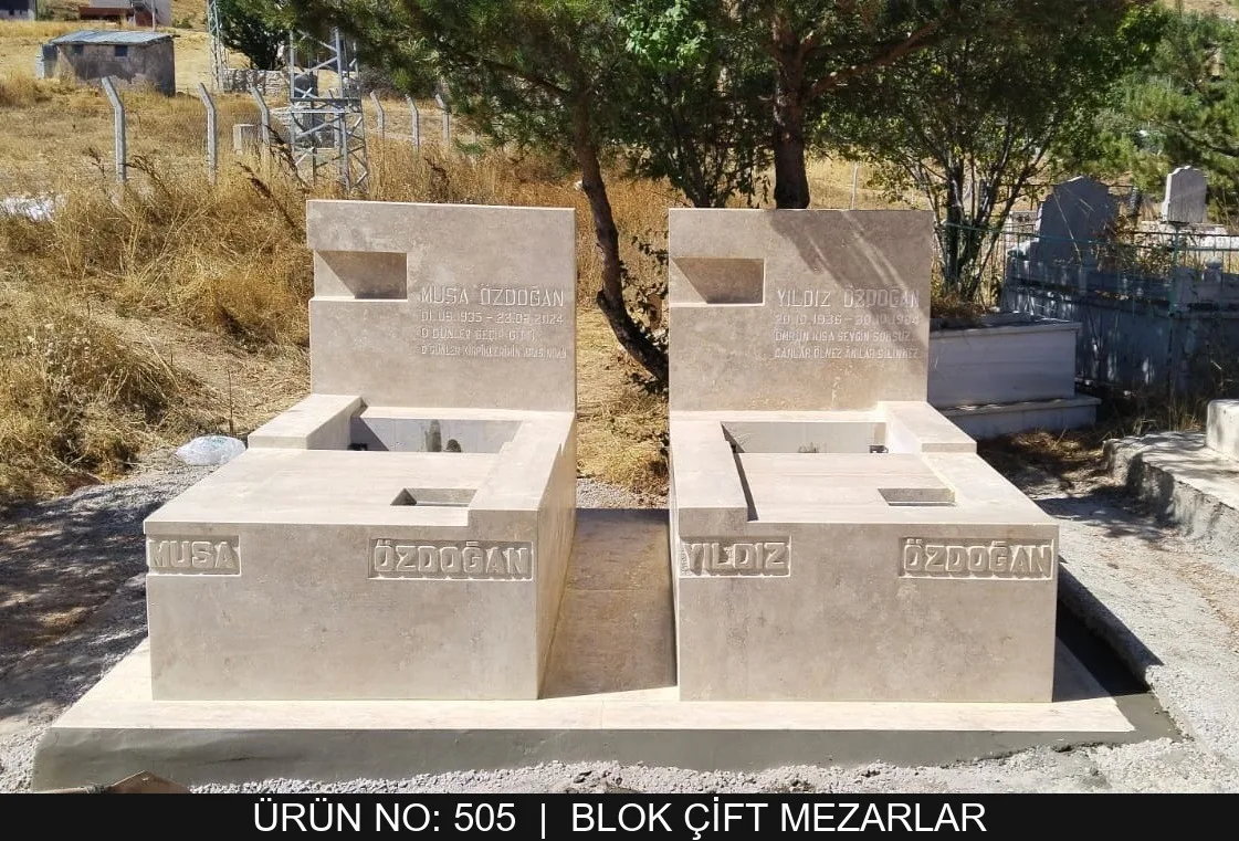 Blok Çift Kişilik Mezarlar — Model #505