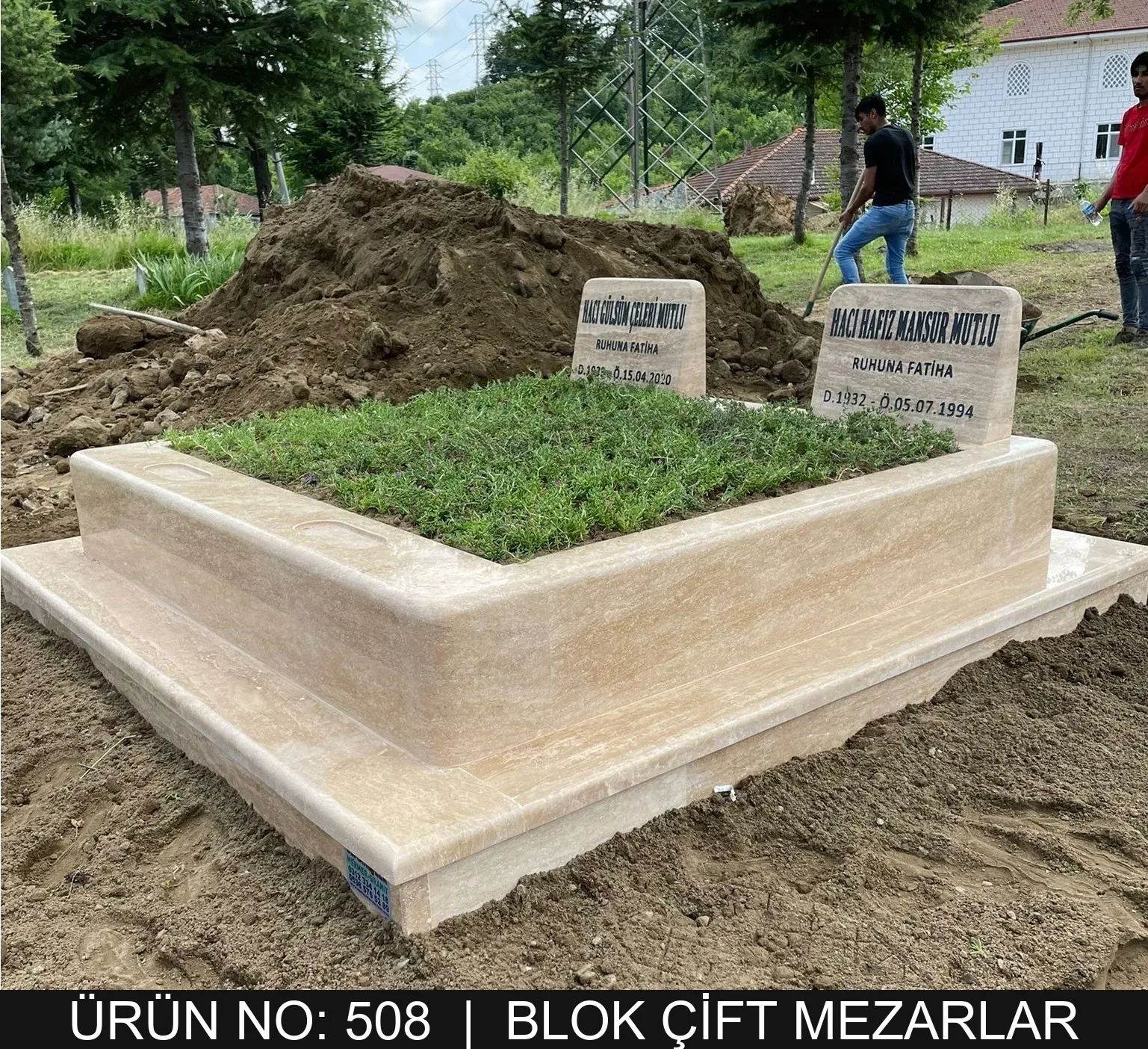 Blok Çift Kişilik Mezarlar — Model #508