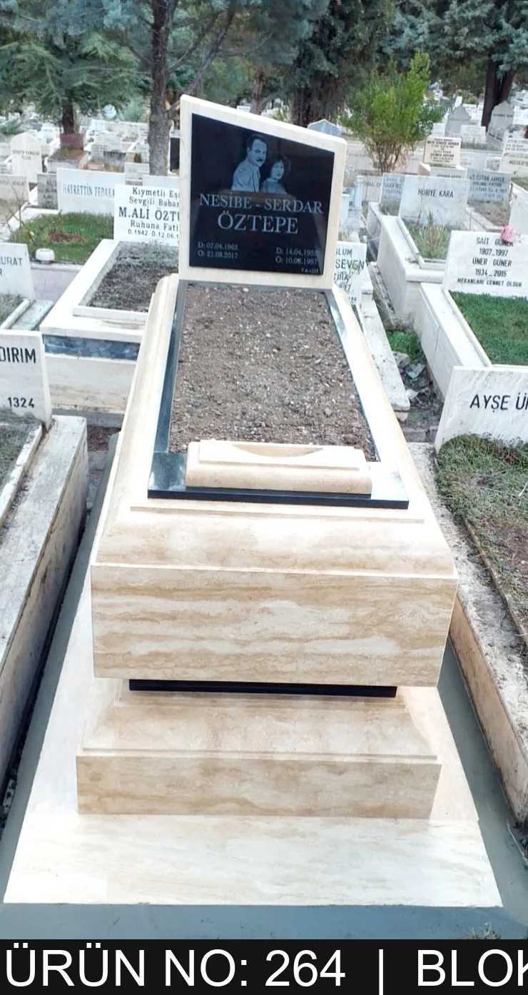 Blok Tek Kişilik Mezarlar — Model #264