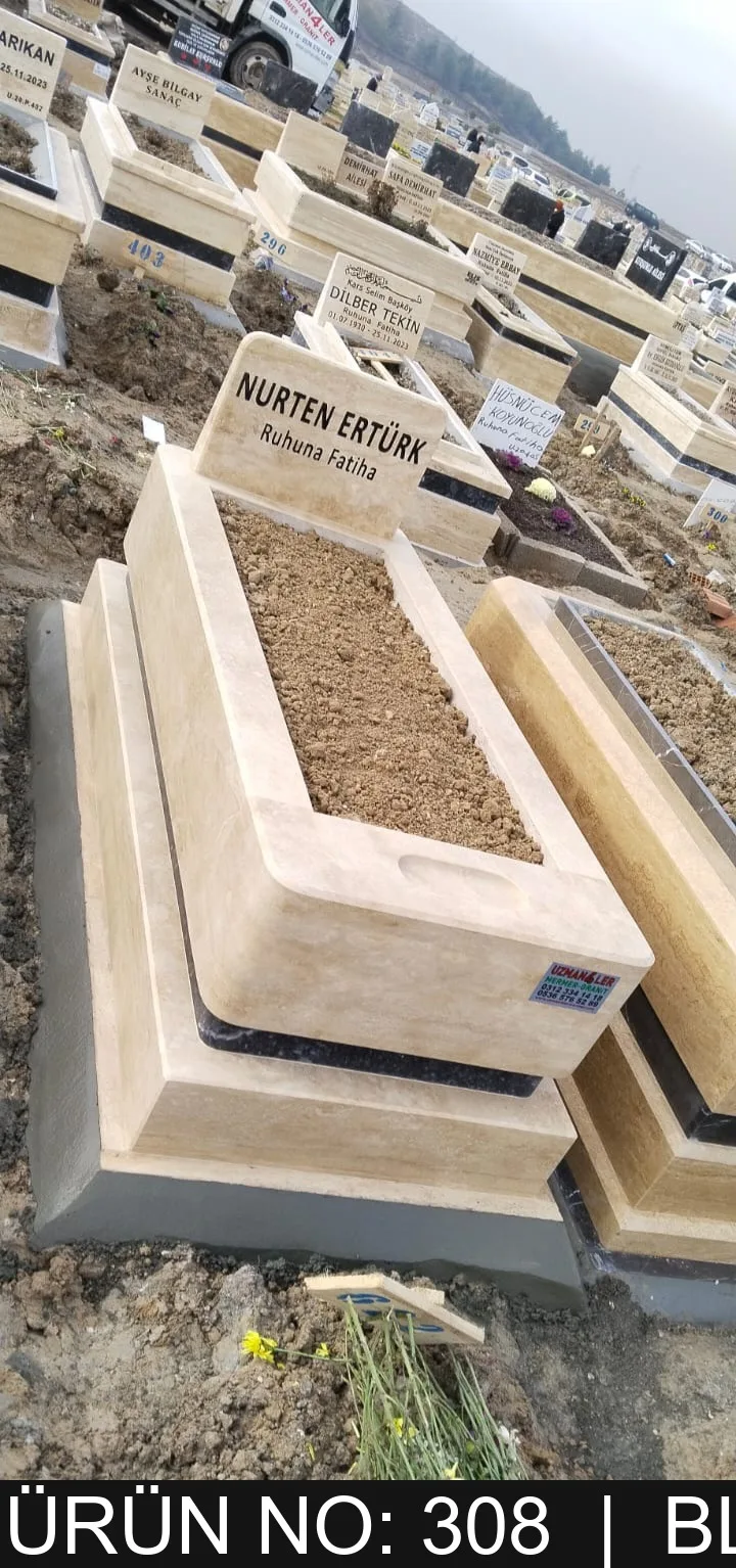 Blok Tek Kişilik Mezarlar — Model #308