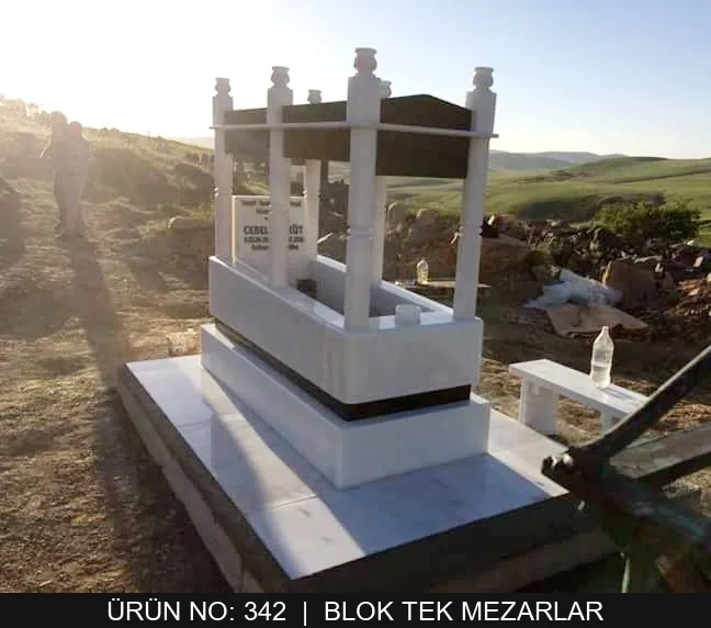 Blok Tek Kişilik Mezarlar — Model #342