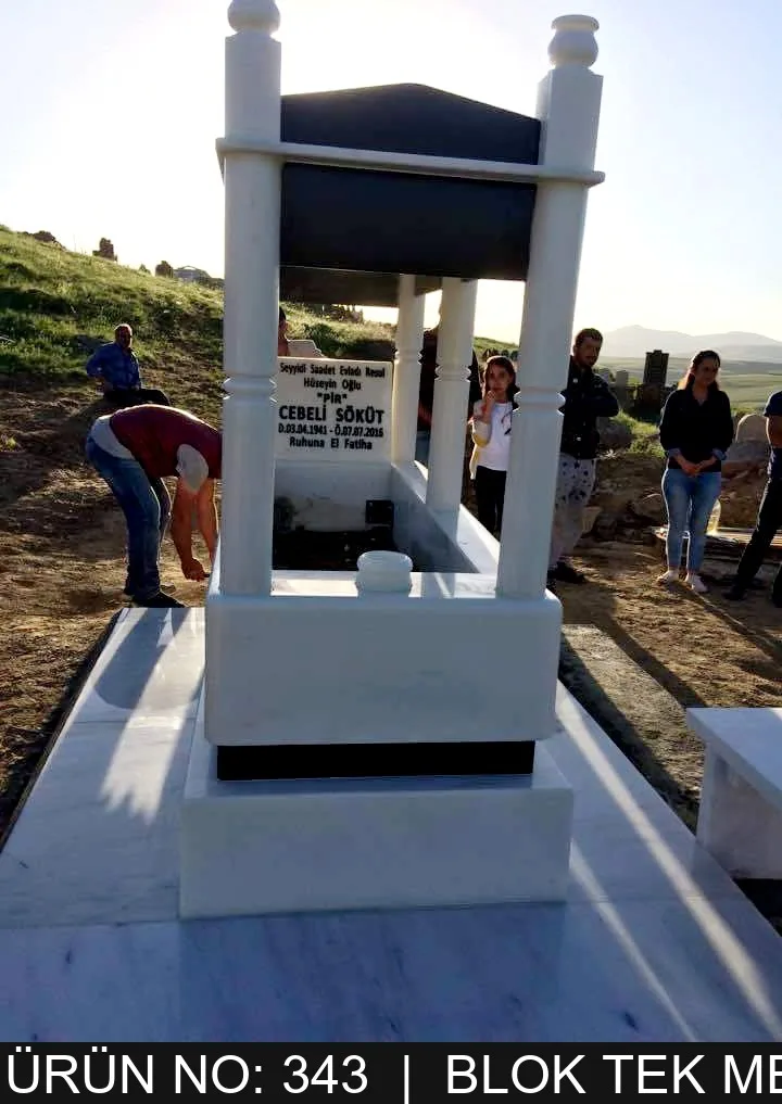 Blok Tek Kişilik Mezarlar — Model #343