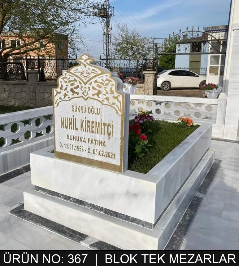 Blok Tek Kişilik Mezarlar — Model #367