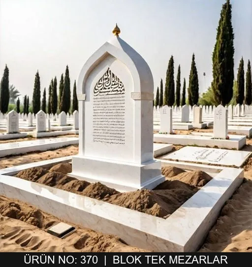 Blok Tek Kişilik Mezarlar — Model #370