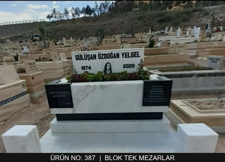 Blok Tek Kişilik Mezarlar — Model #387
