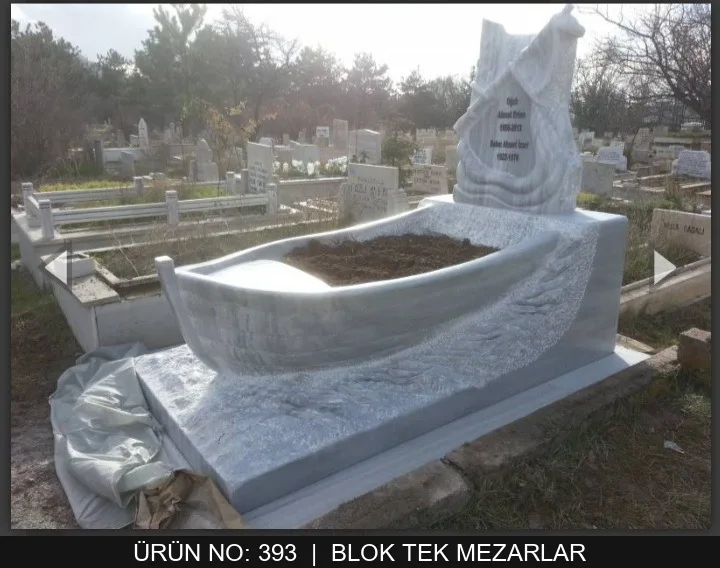 Blok Tek Kişilik Mezarlar — Model #393