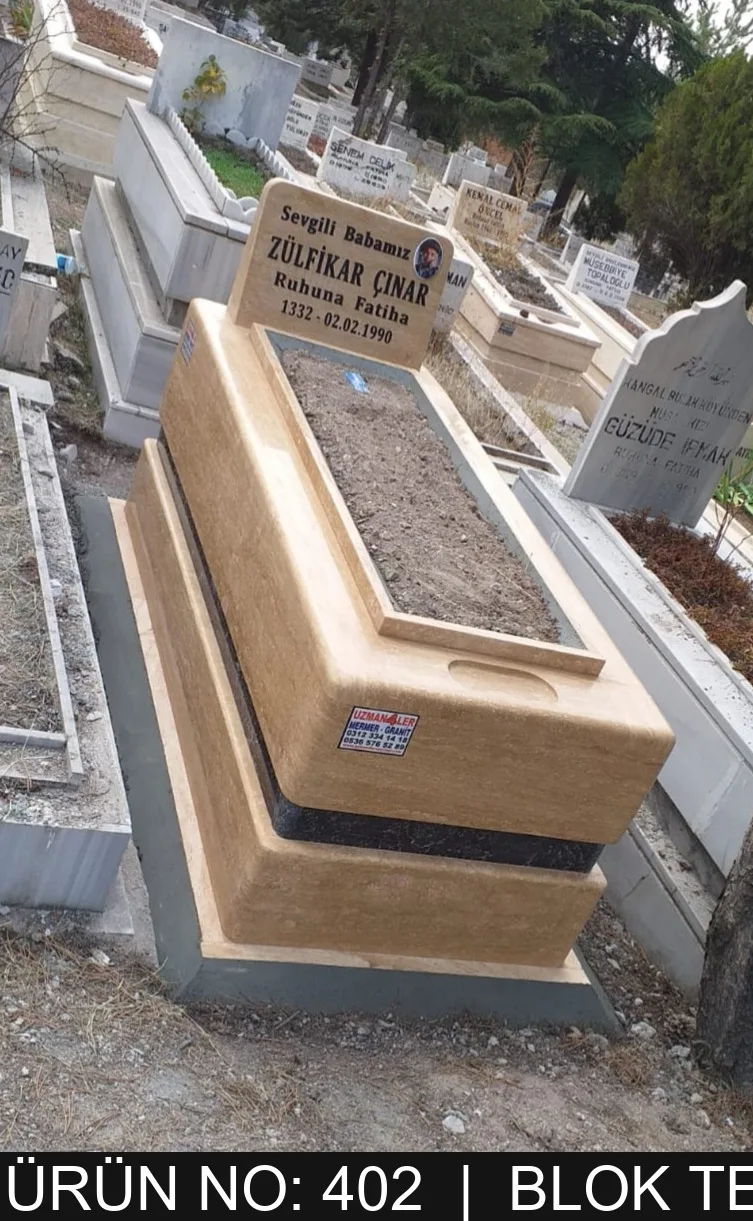 Blok Tek Kişilik Mezarlar — Model #402
