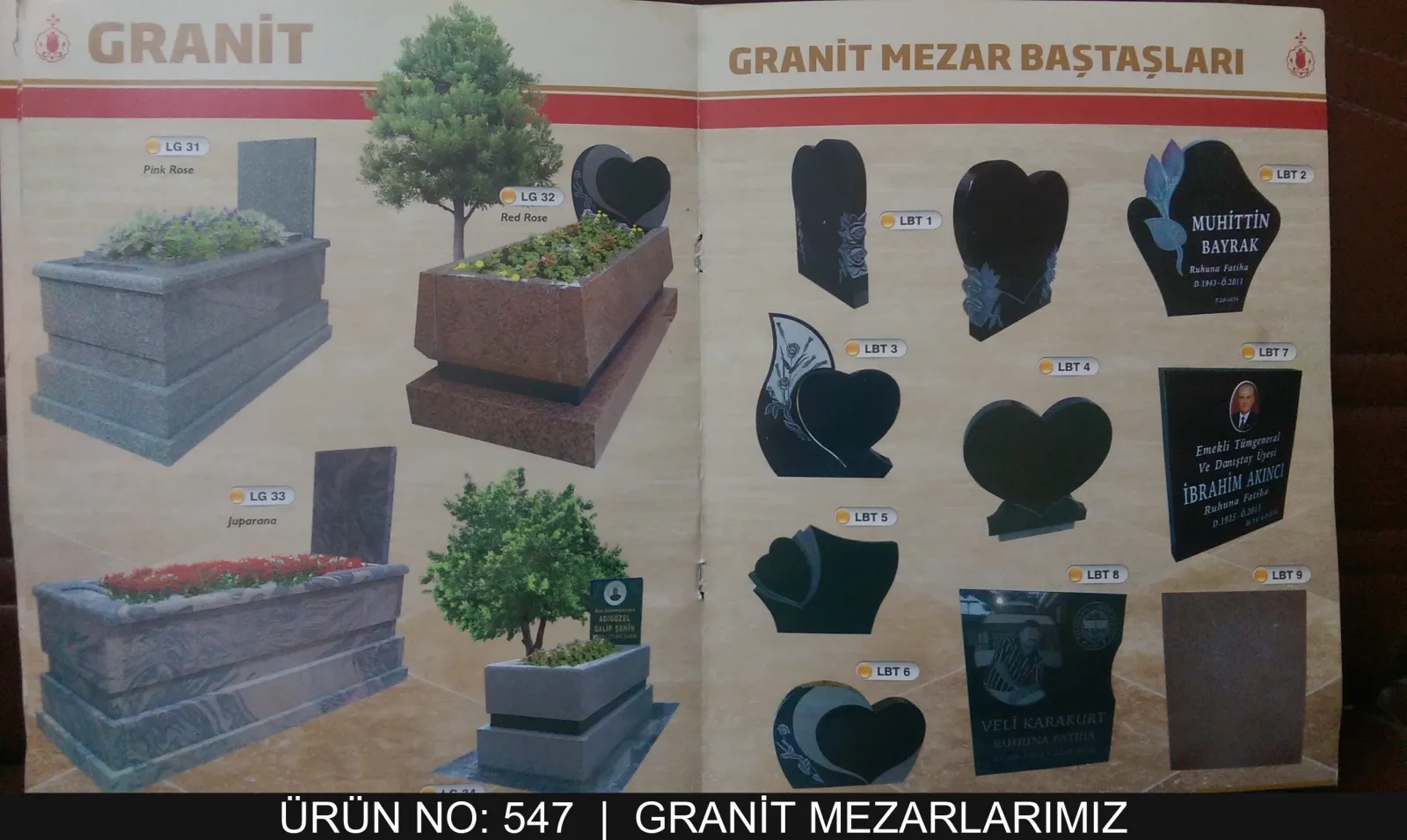 Granit Mezarlar — Model #547