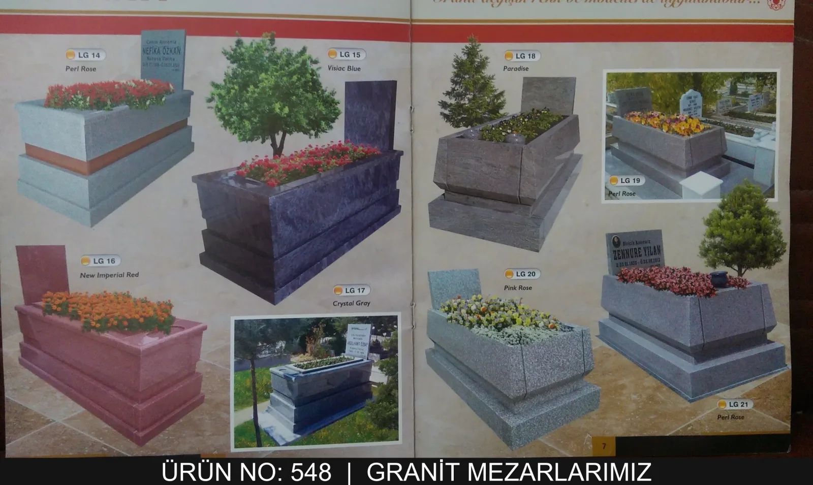 Granit Mezarlar — Model #548