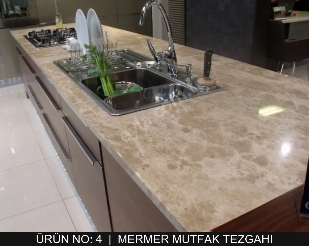 Mermer Mutfak Tezgahları — Model #4